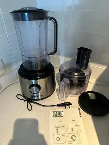 Black+Decker Multi-Function Blender  Food Processor - Good Condition