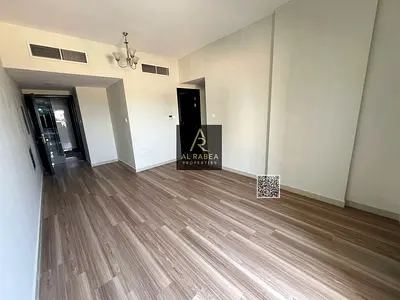 For rent in Al Jurf 3 - Ajman Two bedrooms and a living room + 2 bathrooms + balcony Central air conditioning