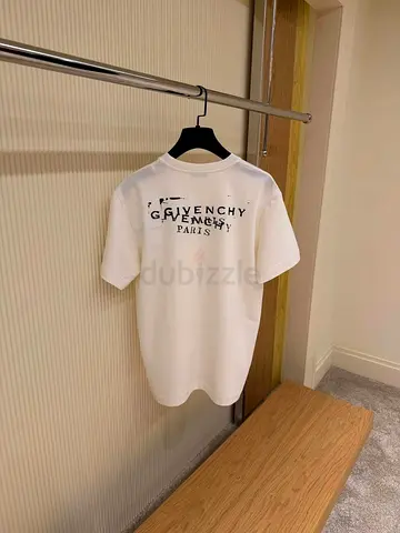White Givenchy Paris T‑Shirt (Back Print)