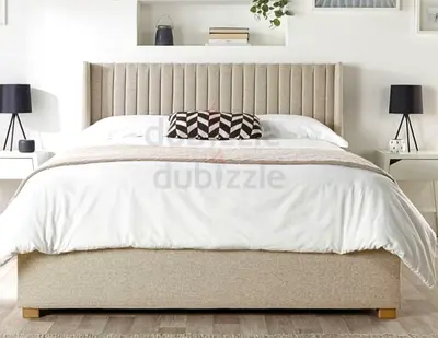 Brend New high quality fabric luxury king size 180x200 Bed with spring mattress available