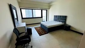 Furnished Master Room/attch balcony/lake view/near metro/cluster V,JLT