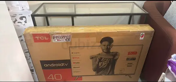 TCL 40 Android TV - 6 months warranty with box and TV stand