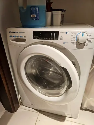 Candy SmartPro Washing Machine 7kg CSO 1275T3/1-19 -1200rpm-White - WiFi+BT - Steam Function FREE DE