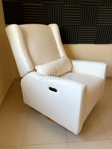 Celine Electric Recliner Nursing Chair - Off White - Excellent condition