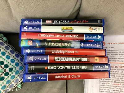 Bundle of PS4 Games - Ratchet  Clank, Red Dead Redemption II, Minecraft +6