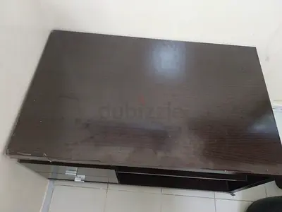 Dark wood TV unit / entertainment cabinet - used