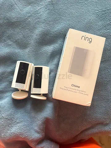 Ring camera bundle pair of Ring Stick Up Cams with Chime (Indoor/Outdoor) -