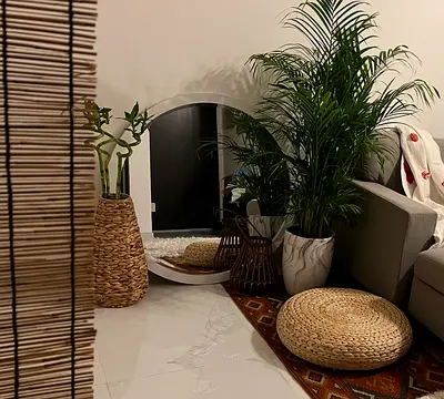 Circular Decorative Floor or wall Mirror - 800 diameter