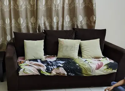 3 seater sofa with center table