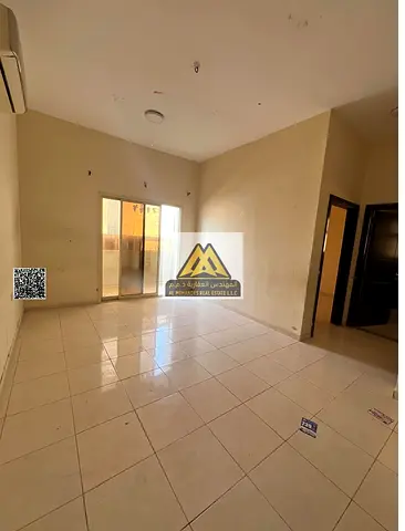 For rent: 1-bedroom apartment with hall in Al Nuaimiya 2. Spacious layout, balcony, split AC, prime