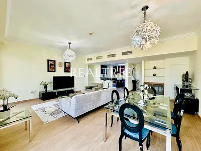 Furnished 2BR | Modern Layout | Marina View