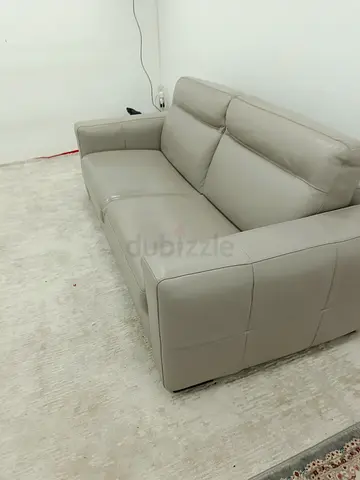 Expensive quality Natuzzi Italia real leather Sofabed