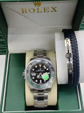 Premium automatic rolex with accessories