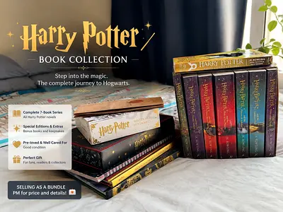 Harry Potter Complete 7-Book Collection (Boxed Set) - Preloved