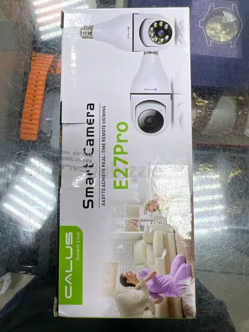 CAIUS E27Pro Smart Light Bulb Camera (New in Box) - WiFi PTZ Security Camera