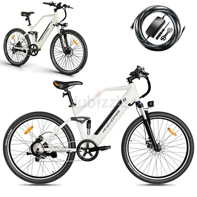 WINDHORSE F3 Electric Bike 650W Motor 36V 15.6Ah Battery 40KM/H Speed 60-80KM Range 27.5 Tire