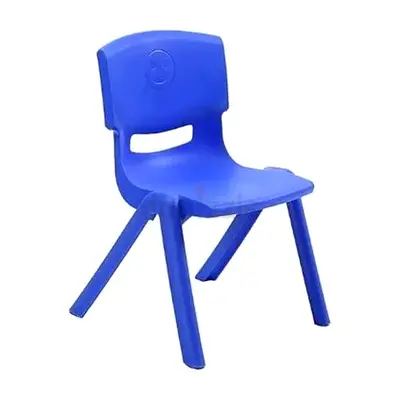Blue Plastic Kids Chair - Lightweight Classroom/Playroom Seat