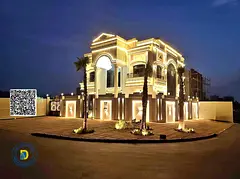 Classic corner villa, registration fees included, in Al Helio 2, Freehold . Bank financing