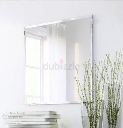 Two IKEA Frameless 60 x 60 Wall Mirrors - Modern Square