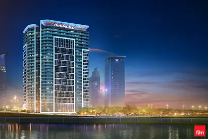 Furnished 1br | Zada Tower | Downtown Canal View