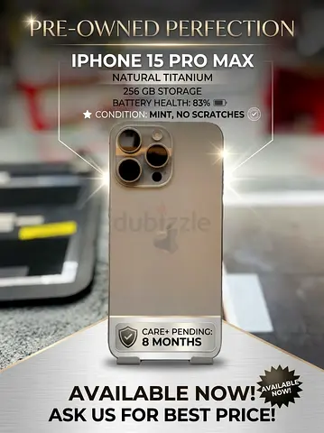 Used 15Promax 256GB For Sale