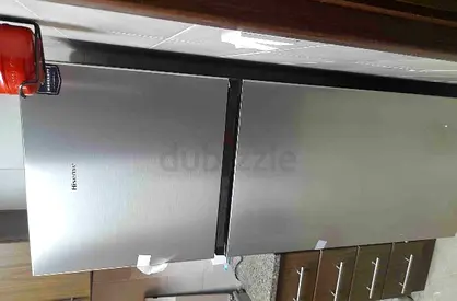 Hisense Silver Double-Door Refrigerator - Good Working Condition
