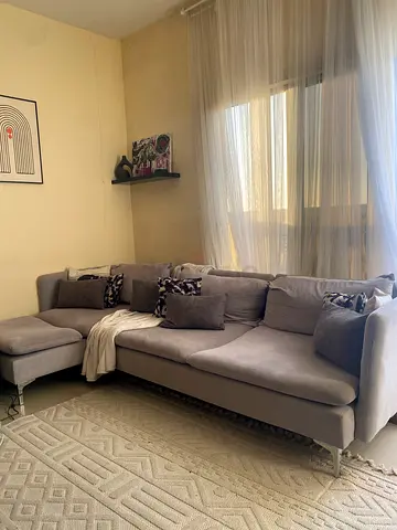 Modern Grey L-Shaped Corner Couch – Stylish, Spacious  Comfortable