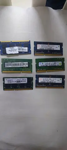 Set of 6 Laptop RAM Modules (DDR3/DDR4) - For Upgrades/Spare Parts for sale