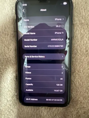 iPhone 11 - 128GB, Good Condition, Black (Unlocked)