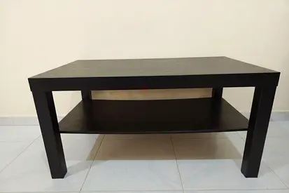 1 IKEA - LACK Tv stand or Coffee table-90x55cm Simple Black Wooden Tv stand/Table with Lower Shelf