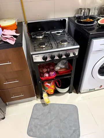 Used 4-Burner Freestanding Gas Stove with Oven - Good Working Condition