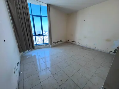 3 BHK apartment for rent on Ajman Corniche with direct sea view. Rent AED 55,000.