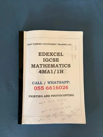 Edexcel IGCSE Mathematics 4MA1/1H AND 2H past papers ( 2 BOOKS)