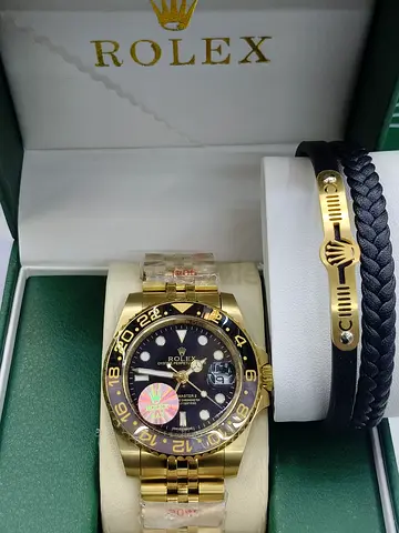 Premium automatic rolex with accessories