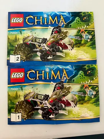 70001 LEGO Legends of Chima The Power of the CHI Crawleys Claw Ripper