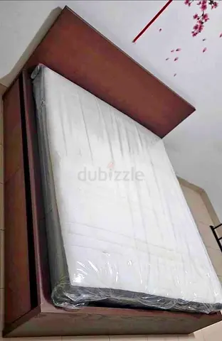 Ikea Malm bed with mattress queen size