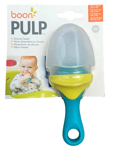 Boon Pulp Silicone Baby Feeder - Green/Yellow
