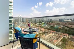 Charming Studio in JVC w/ Community Views | Ideal for Mid - Term, Monthly &amp; Weekly Stays | All B