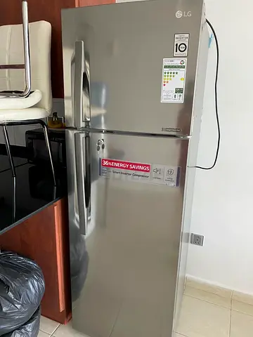 LG 400 Litre No Frost Refrigerator | GL.C402RLCN - Stainless Steel FREE DELIVERY +WARRANTY