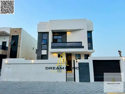 Luxury villa for sale in Al Zahia area, 5 bedrooms, living room and majlis, registration fees included, at an attractive price