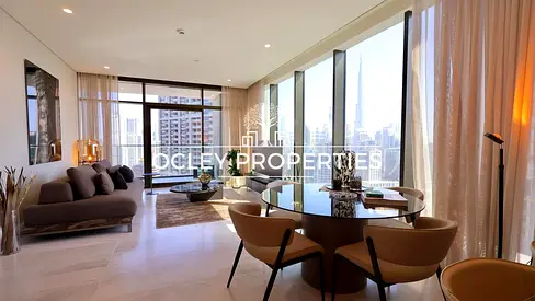 Burj Khalifa View | Corner Unit | Furnished