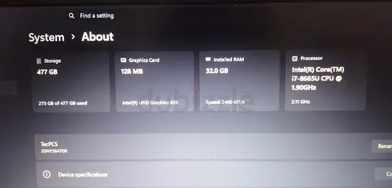 Core i7 32gb Ram High End Laptop