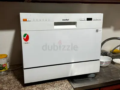 Comfee Countertop Dishwasher - Compact White, Good Working Condition