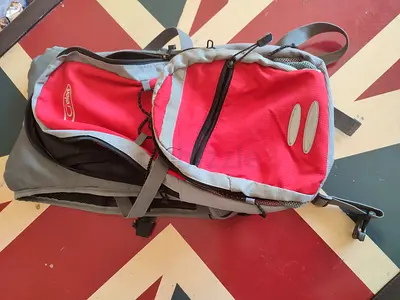Gelert Red and Grey Hiking Backpack