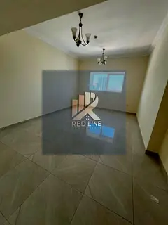**Two-bedroom apartment with a living room in Al Majaz 2 for annual rent.** The unit features **cent