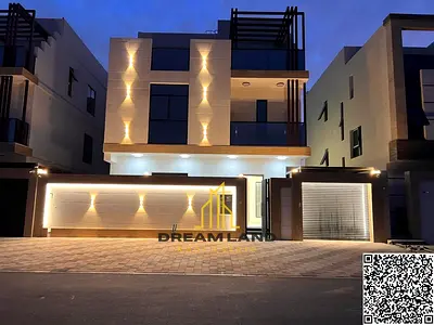 🏡 فيلا فاخرة G+2+روف للبيع في الحليو 2 – عجمان | تصميم حديث وتشطيبات راقية