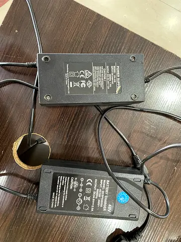 Set of 2 Power Adapters / Battery Chargers (48V and 36V) - Used