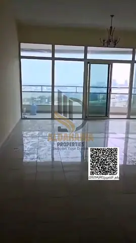 🌊 شقة غرفتين وصالة للبيع في برج الهورايزون – عجمان