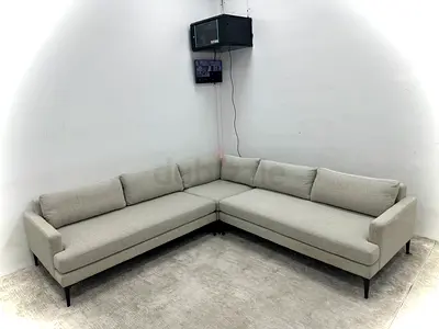 Still brand new west elm corner sofa