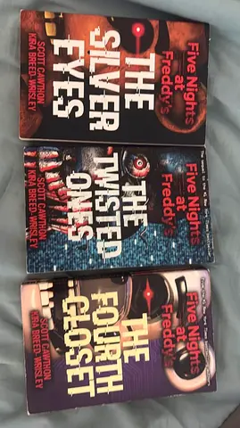 Five Nights At Freddy’s Books, The Silver Eyes, The Twisted Ones, The Fourth Closet